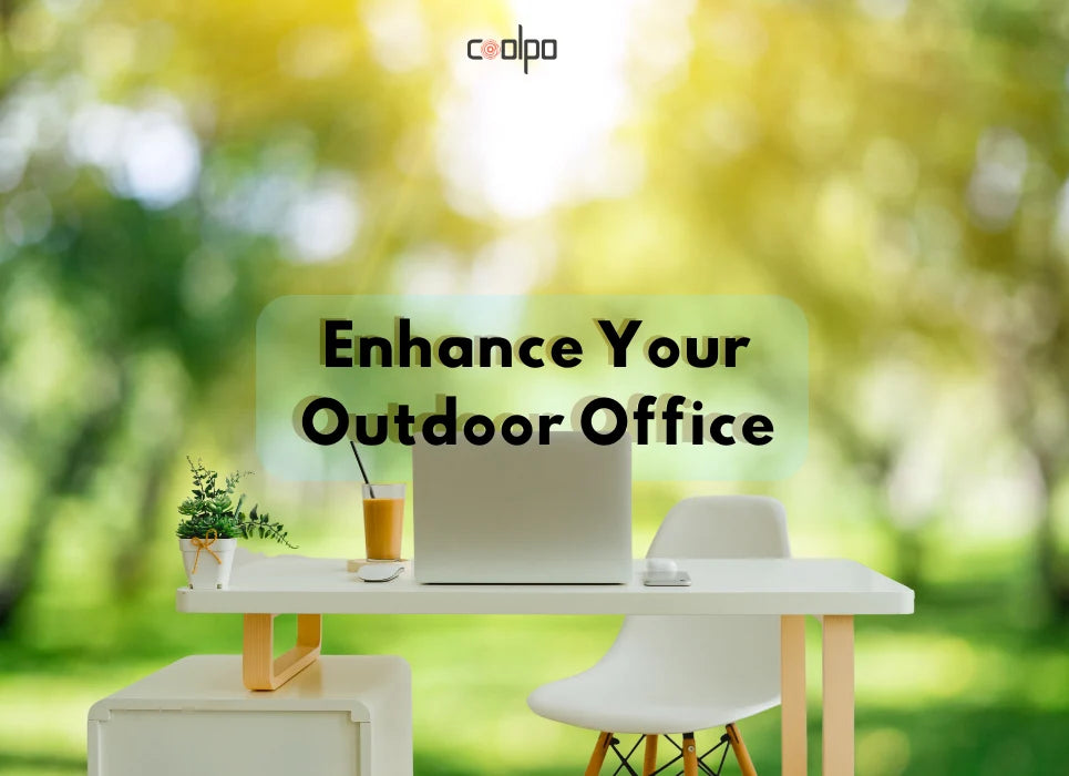 Work Outside: Enhance Outdoor Office w/ Conference Camera