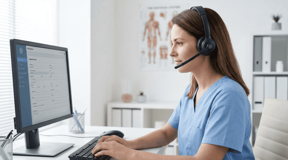 How Medical Virtual Assistant Clear Audio Helps Reduce Patient Intake Errors