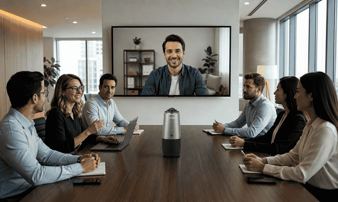 What should I consider when choosing Smart 360-degree Video Conference Cameras?