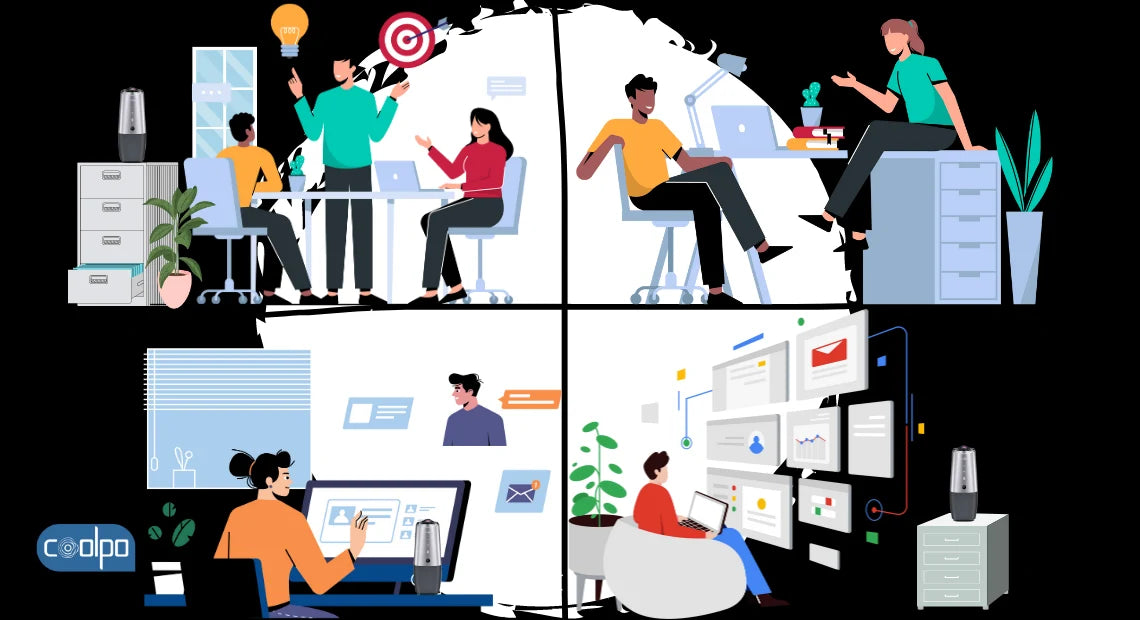 Boost Hybrid Work Setups with 360 Video Conference Camera