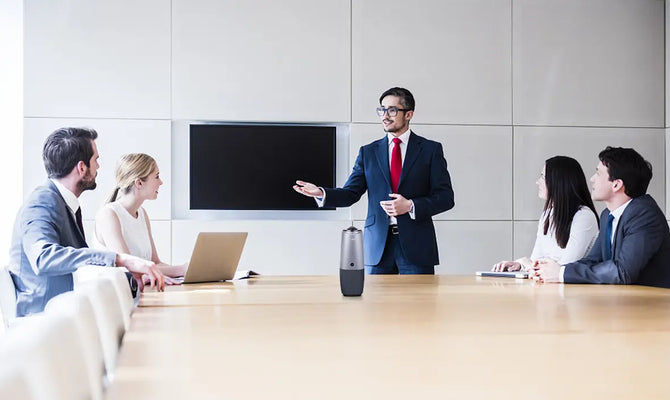 When to Invest in a Conference Speaker with Camera for a Professional Image