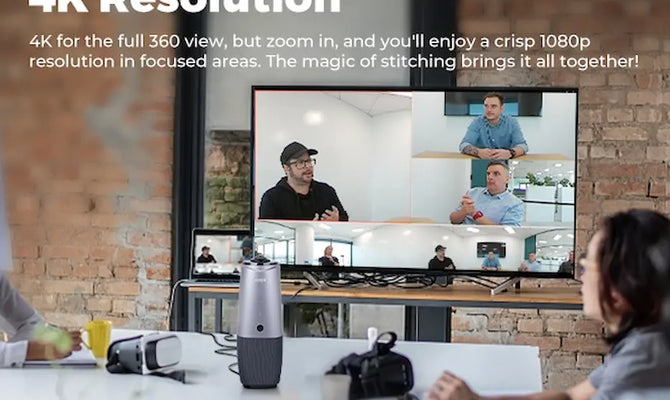Enhance Video Conferencing Clarity with Stunning 4K Resolution