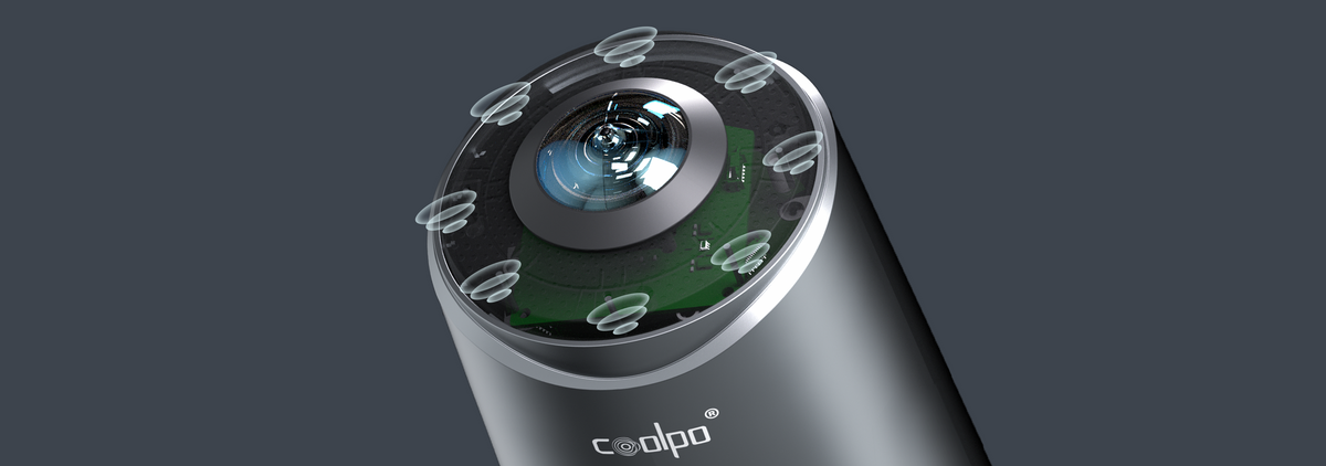 Coolpo AI Huddle Pana 360° 4K Conference Camera with AI Speaker Coolpo AI Huddle Pana 360° 4K Conference Camera with AI Speaker