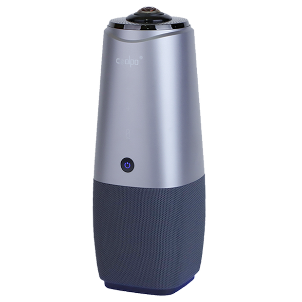 Coolpo AI Huddle Pana 360° 4K Conference Camera with AI Speaker Tracking, 8 Mics & Speaker for Zoom, Teams & Meet